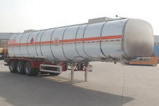 骏通 12.4米 33.2吨 3轴 铝合金易燃液体罐式运输半挂车 jf9403gryb